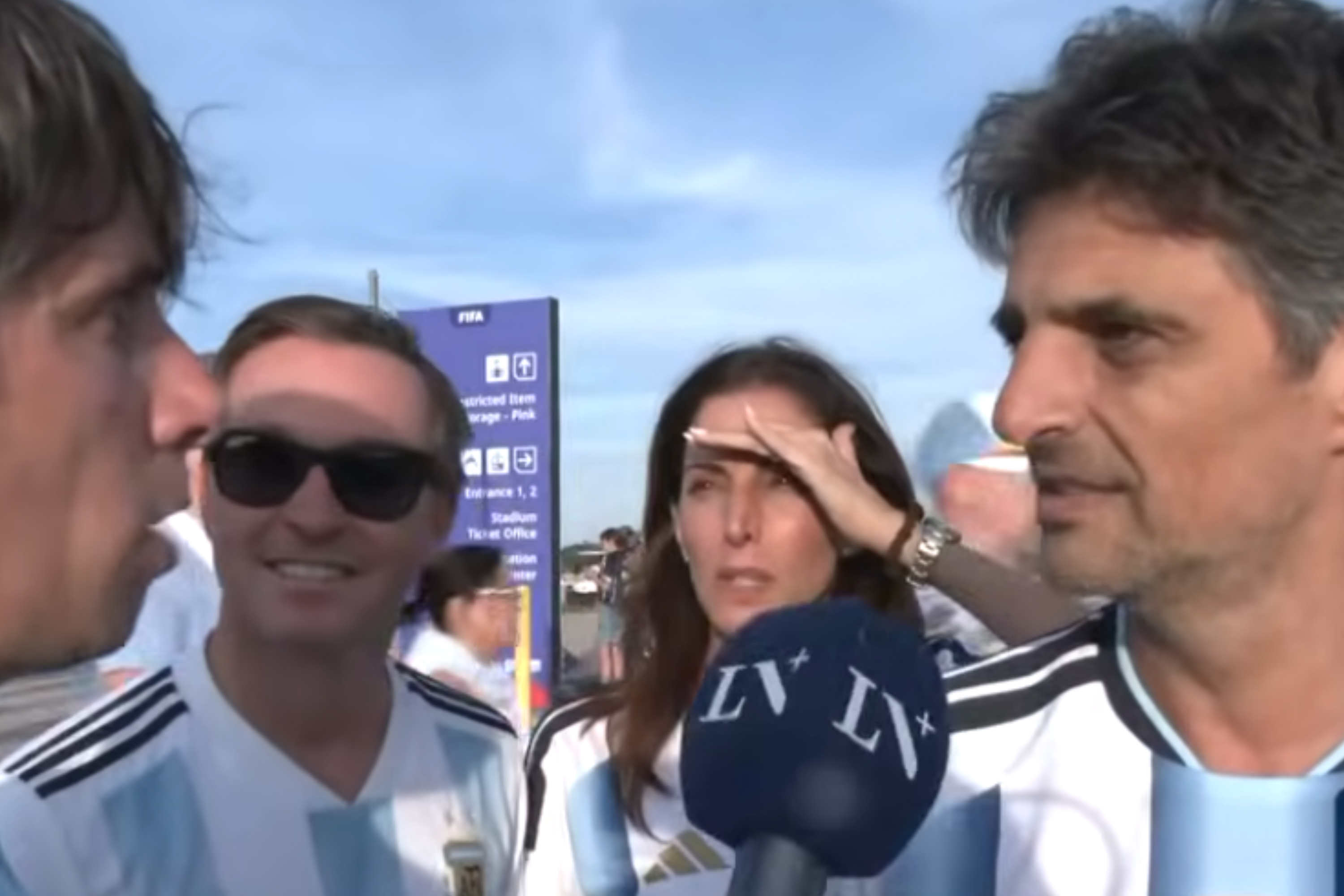 Argentina fans come under gunfire in the United States