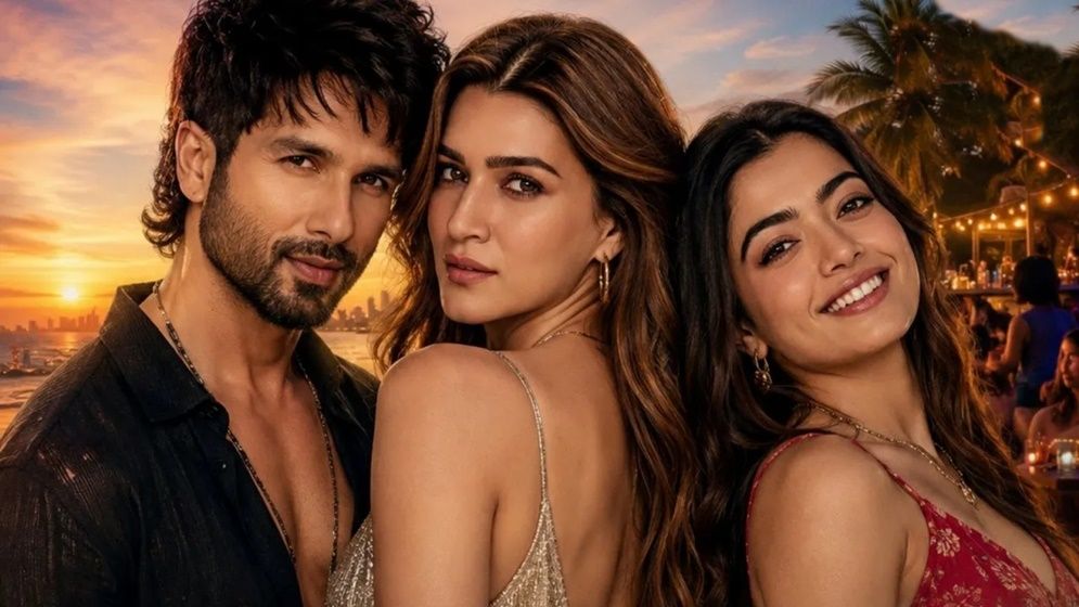 Love triangle movie 'Cocktail 2', Shahid-Kriti-Rashmika are flooded with praise