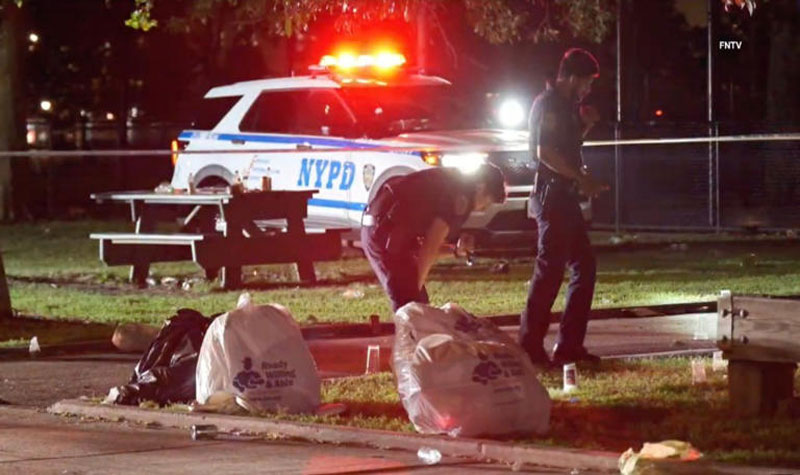 Four injured including two teens in shooting at New York City Park
