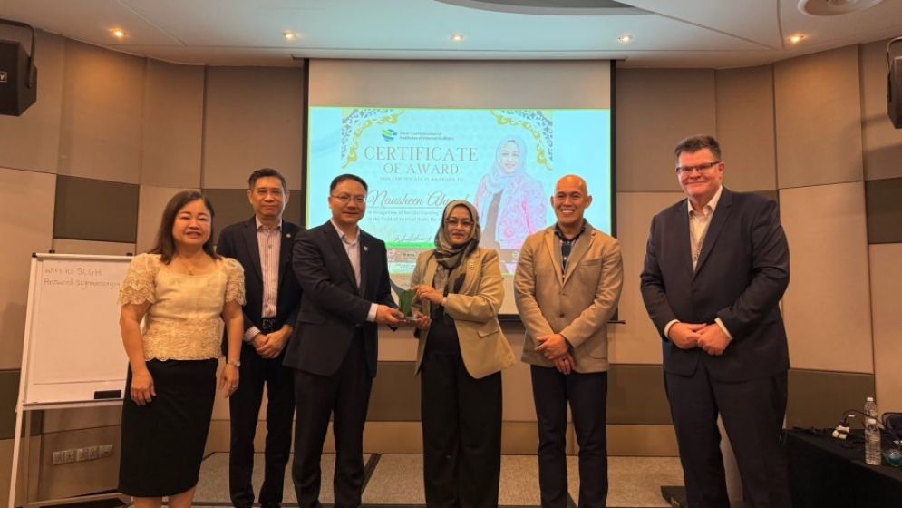 BRACU Audit Chief Receives Global Recognition in Singapore