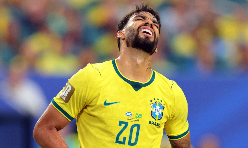 The Brazilian midfielder's World Cup is over!