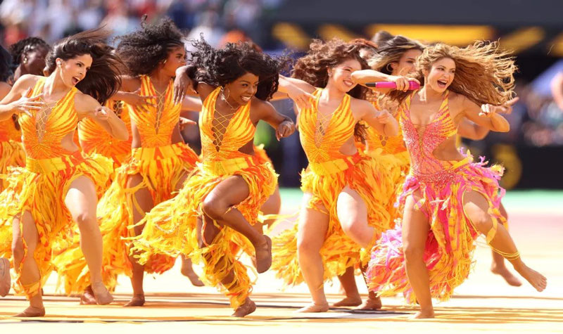 World watched an uninhibited dance spectacle during the World Cup final halftime show