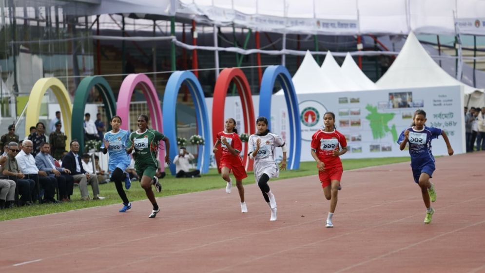 Zakir and Maria Shine in Notun Kuri 100m Sprint Finals