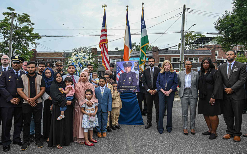 Memorial Service held for Bangladeshi NYPD Officer Didarul Islam, Killed in New York Shooting