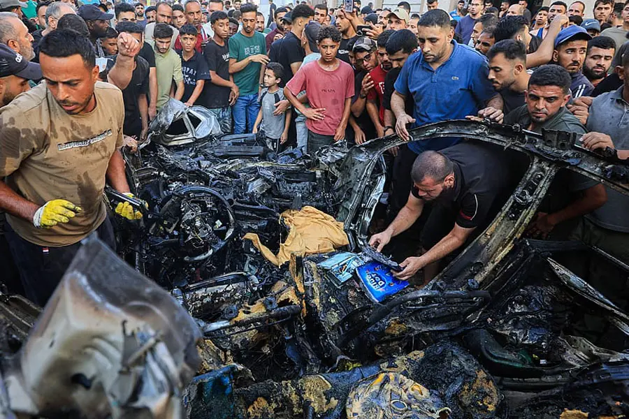 Man and Daughter Killed in Israeli Strike on Gaza, Medics Report