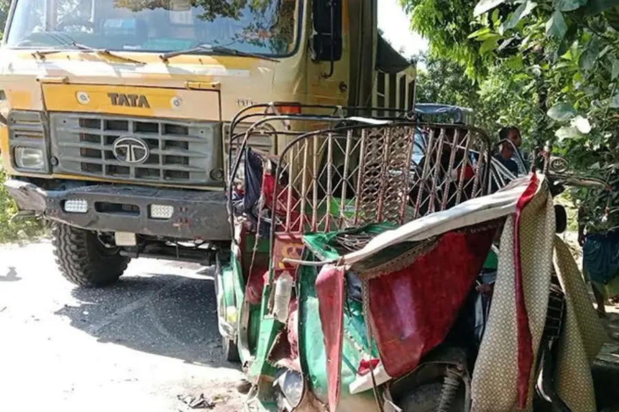 Truck-Auto-Rickshaw Collision Leaves Two Dead in Mymensingh