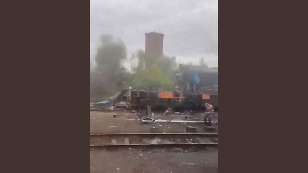 Russia Strikes Passenger Train in Ukraine, Narrowly Misses Diplomatic Train