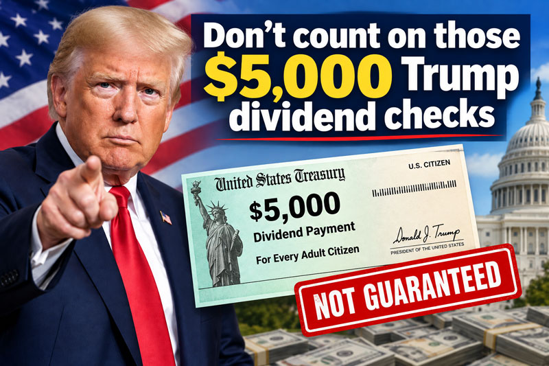 Don’t count on those $5,000 Trump dividend checks