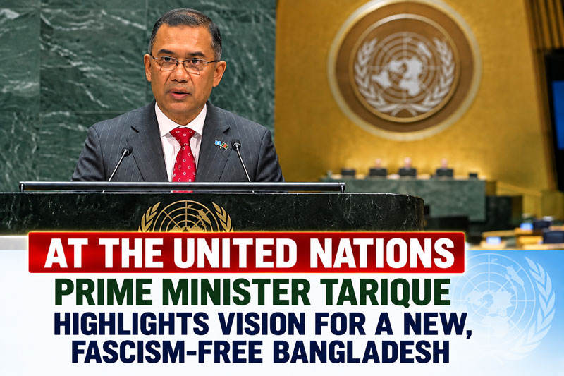 PM Tarique Highlights a New Fascism-Free Bangladesh at the UN