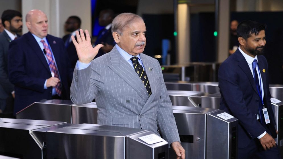 Shehbaz Sharif avoids questions on Hafiz Saeed at UN