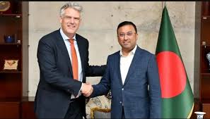 Netherlands Ambassador Meets State Minister Humayun Kabir