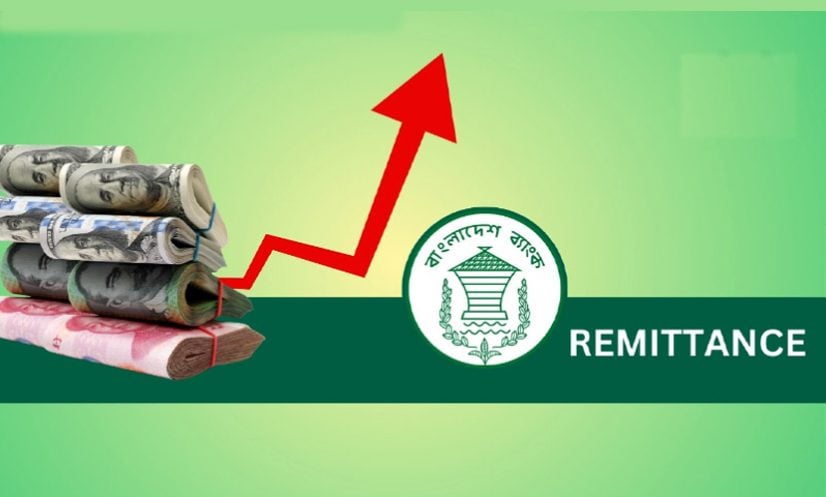 Remittance inflows have increased by 17.30 percent over the year.
