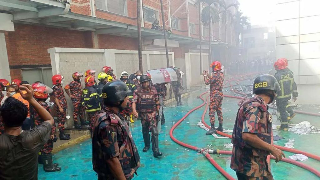 Fire at pharmaceutical factory in Gazipur fully under control