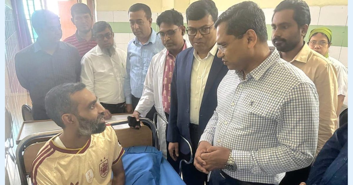 PM’s Personal Physician Bitu Visits Neuroscience Hospital to See Khan Saiful