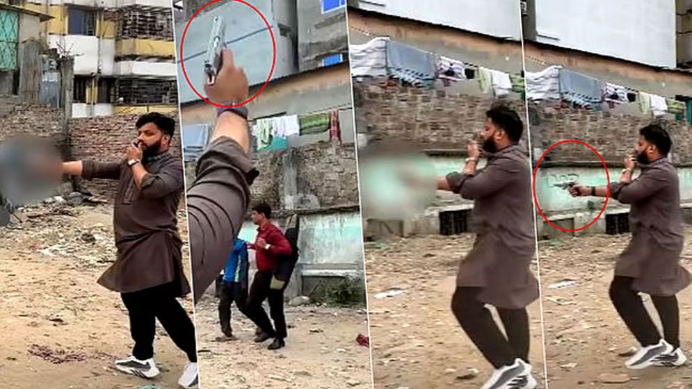 Ishraq seen with a weapon; police order an investigation