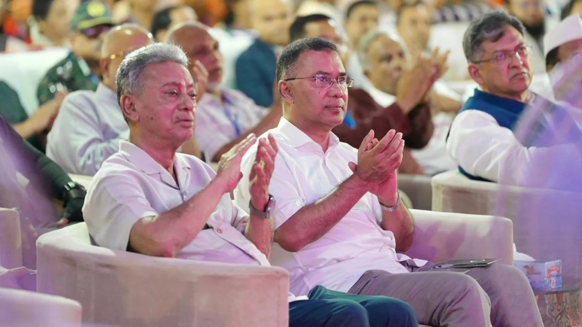 Prime Minister at the J.M. Sen Hall Puja Mandap in Chittagong