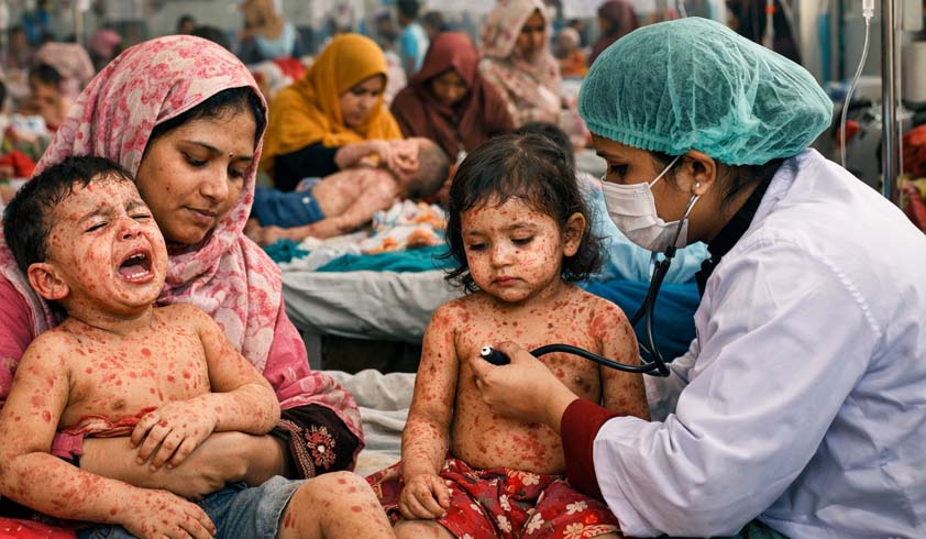 5 deaths from measles-like symptoms in 24 hours