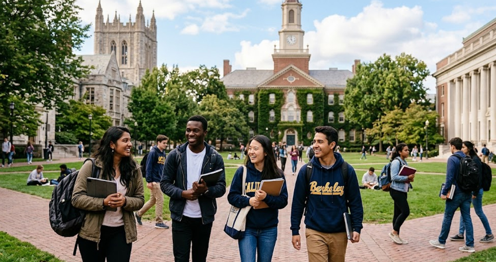 Opportunities for higher education in the US, with scholarships worth approximately 7.5 million taka