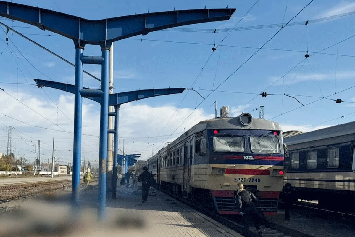 14 killed in Russian drone attack on Ukrainian railway station