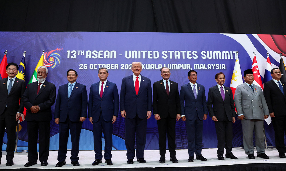 Trump tells Southeast Asian countries: US is 'with you 100%'