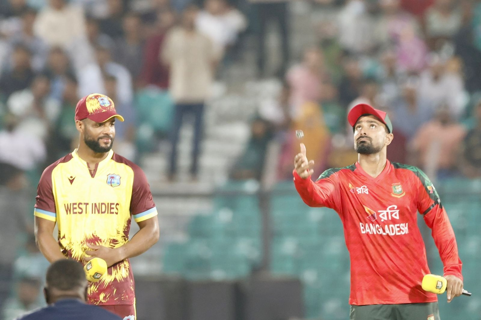 West Indies opt to bat as Litton returns for Bangladesh in 1st T20I