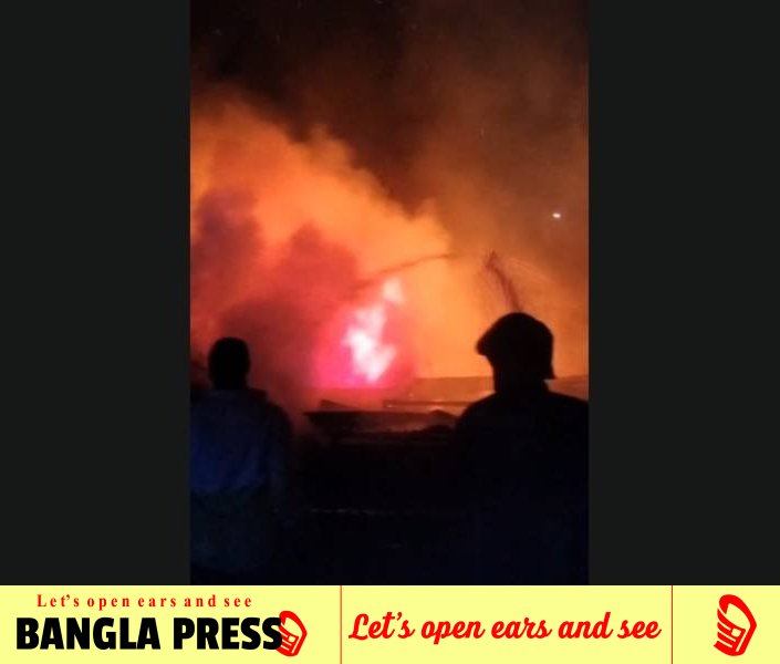 Fire at Uttara’s Diabari slum brought under control