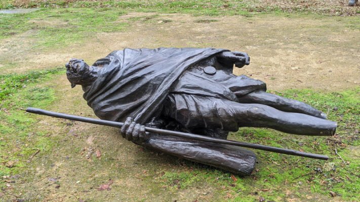 Gandhi's statues smashed again by miscreants in USA