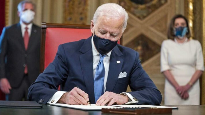 Biden signed 10 executive orders on second day