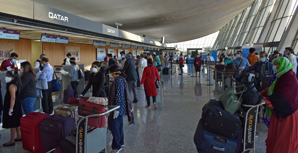 A special flight carrying 242 Bangladeshis from the USA to Bangladesh