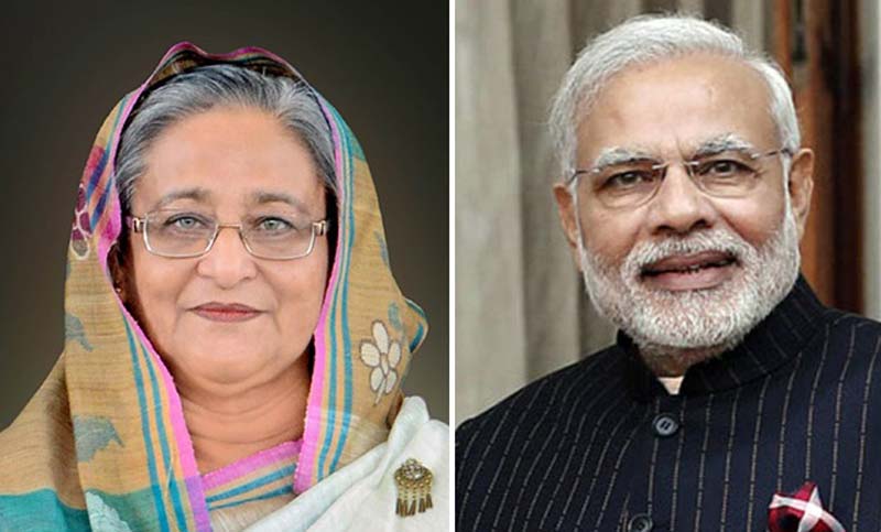 Modi greets Hasina on re-election