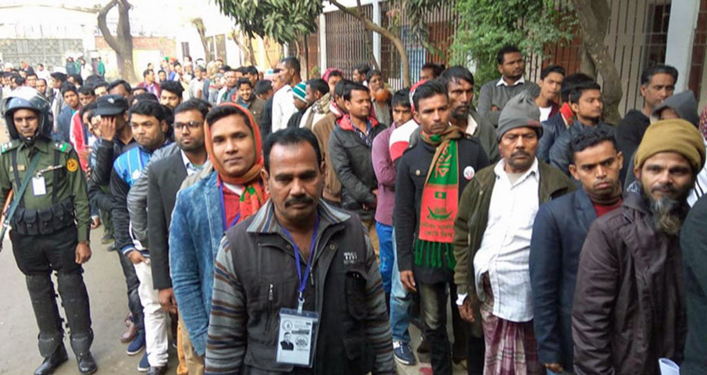 Voting in JS polls underway amid intimidation