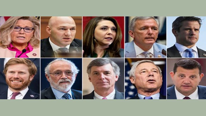 10 House Republicans voted to impeach Trump