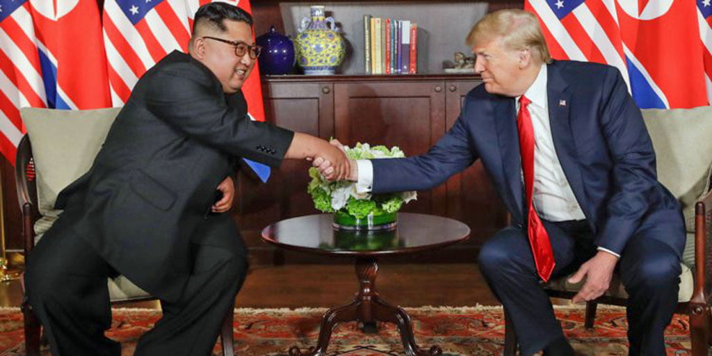 Promise of the new day at historic convention of Trump-Kim