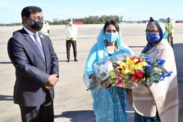 Prime Minister arrives in Washington DC