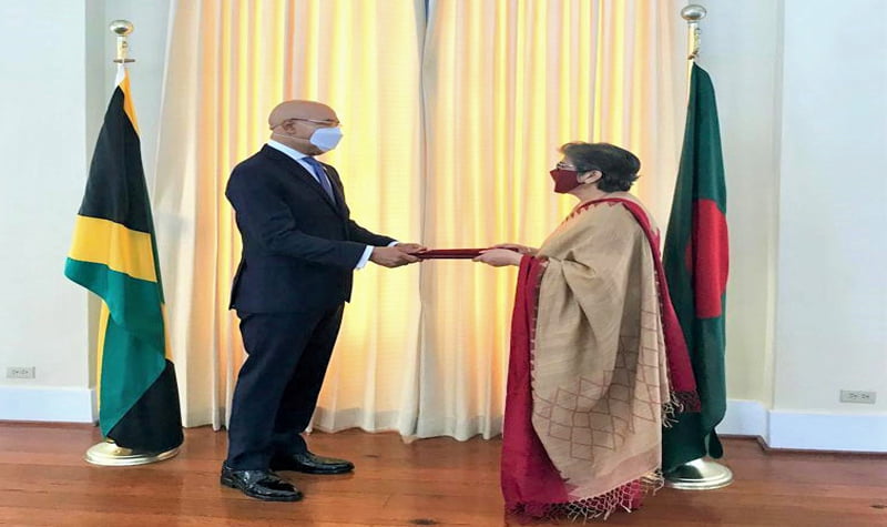 Rabab Fatima presents credentials as ambassador to Jamaica