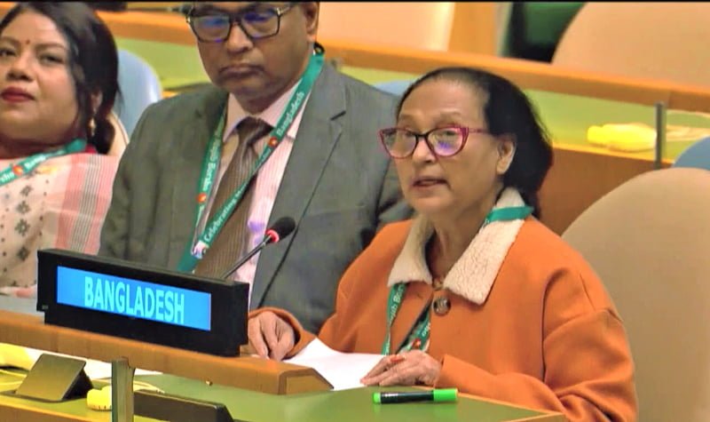 State Minister Indira wanted implementation of gender equality at UN