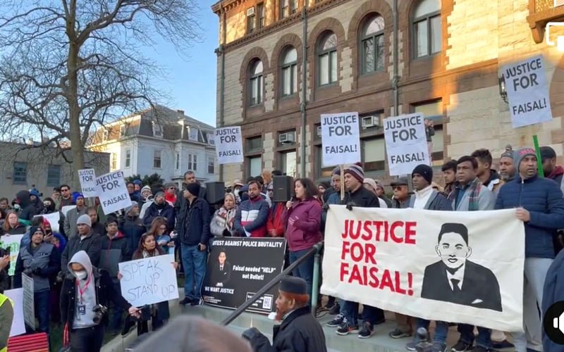 Demonstrations for justice of Bangladeshi Faisal murder in USA