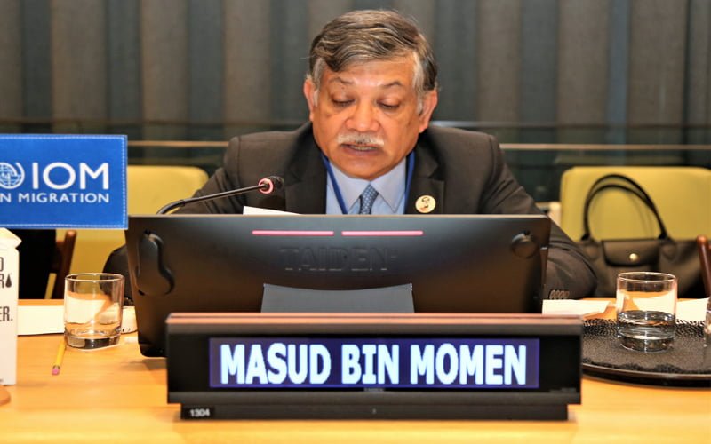 Foreign Secretary told UN about contribution of expats development of the country