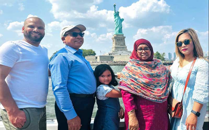 Fortunately Parbatipur upazila chairman visited United States