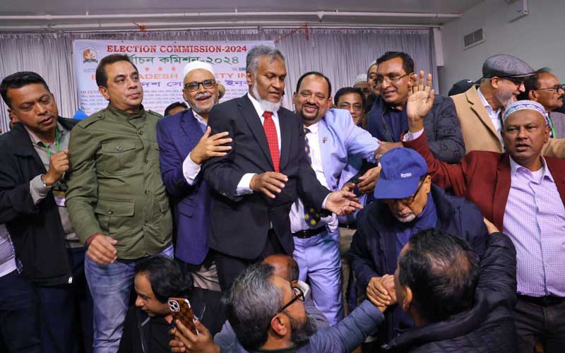 Salim-Ali's full panel win Bangladesh Society election in New York