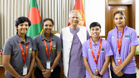 Four women athletes to join CA Yunus on state visit to Qatar