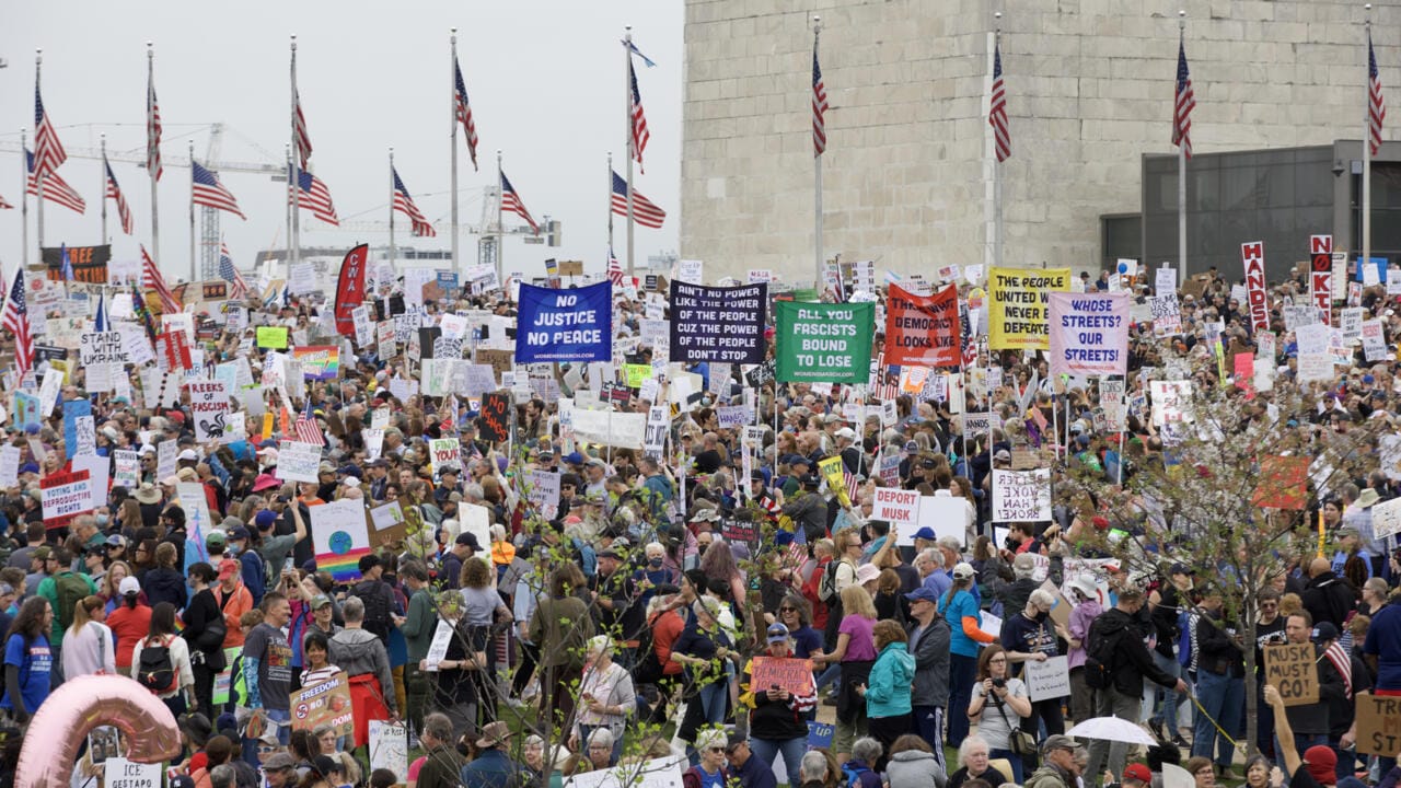 Thousands join anti-Trump protests across US