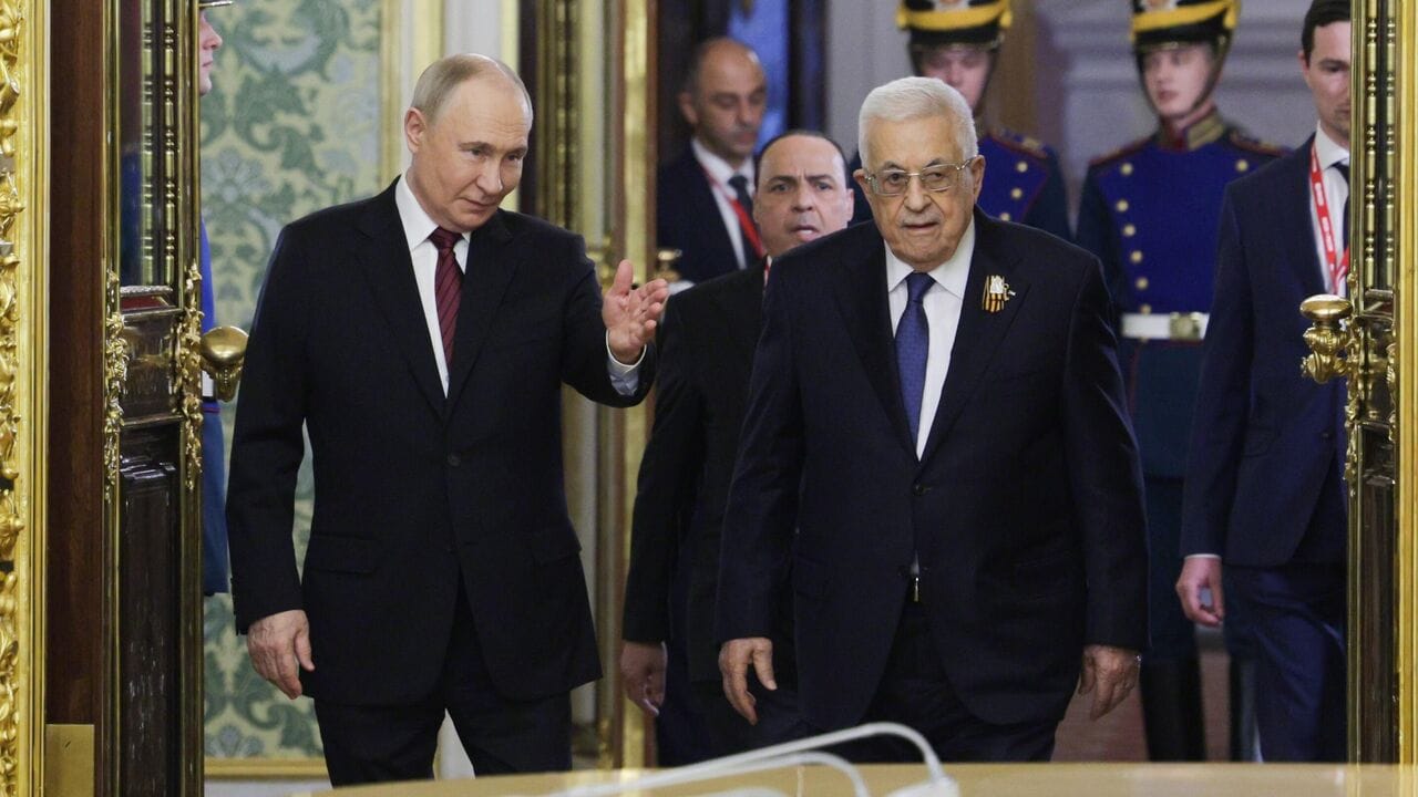 Abbas thanks Putin for supporting Palestinians