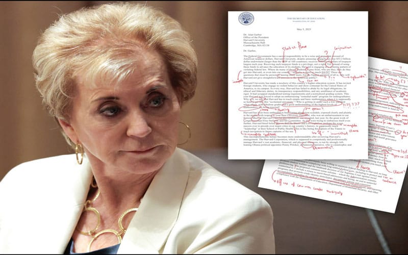 Trump’s Education Secretary Sends Error-Filled Letter to Harvard