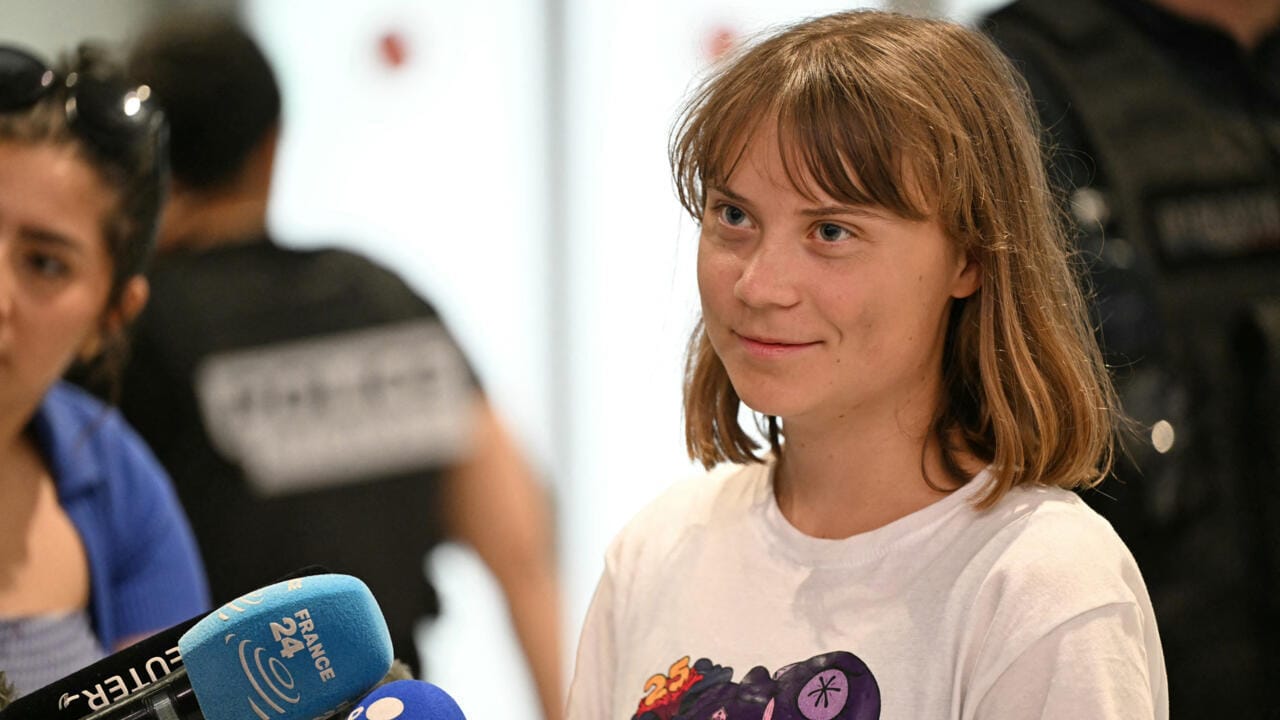 Israel deports Greta Thunberg after ‘kidnapping her’ near Gaza