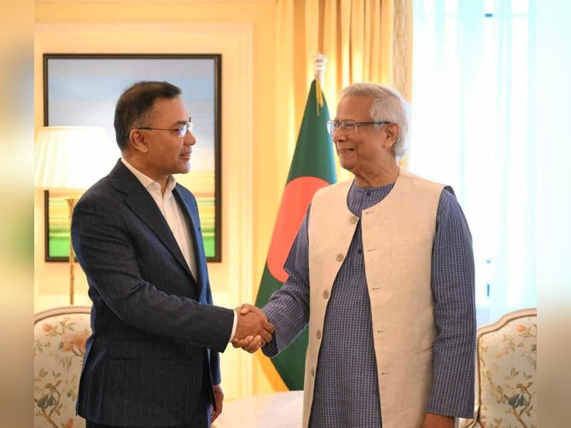 Yunus, Tarique hold meeting in London