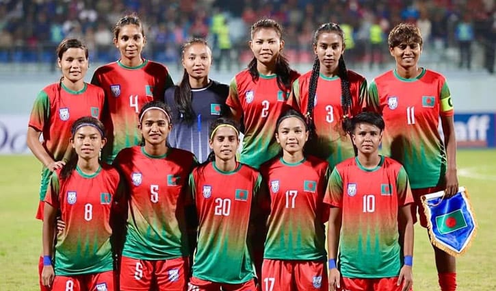 Bangladesh Women’s Football team achieves highest ranking in 6 years
