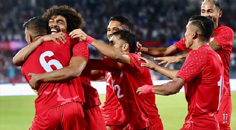 Hamza scores on home debut as Bangladesh beat Bhutan 2-0