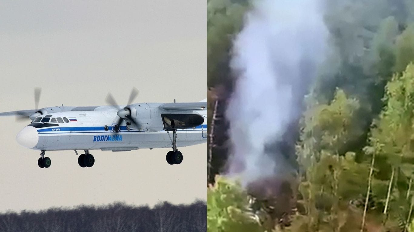 Plane carrying 49 people crashes in Russia's far east