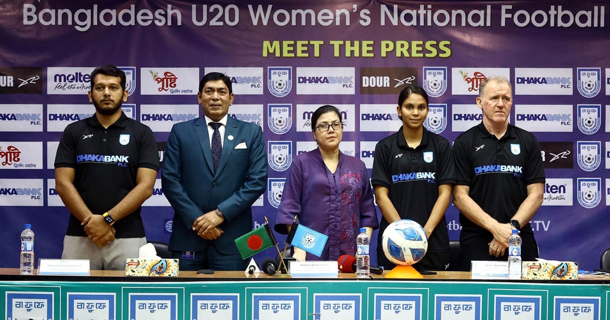 BFF announces unchanged squad for U20 Women's Asian Cup Q/F
